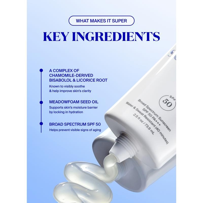 SUPERGOOP! Unseen Sunscreen SPF 50 - Size: 2.5 fl. oz.