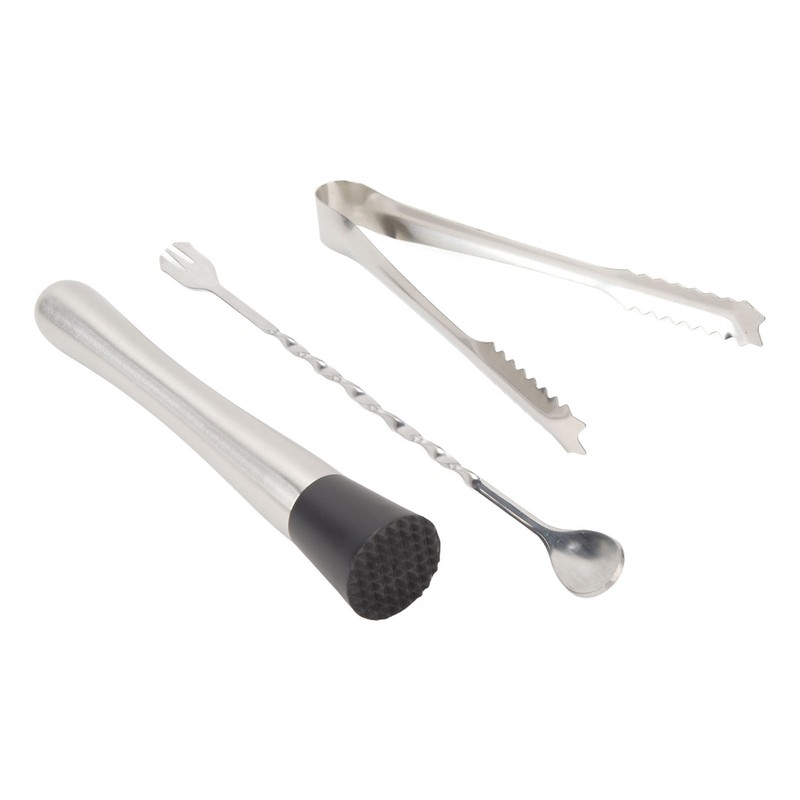Bartender Kit Bar Tool Set Stainless Steel Cocktail Jigger Muddler