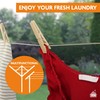 LaundrySpecialist® washing line 50 metres with steel core, extra solid