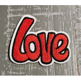Unbranded LOVE Embroidered Iron On Patch (2.25" x 2") NEW