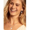 Pearl Necklace and Earring Set Faux Pearl Stud Earrings Pearl