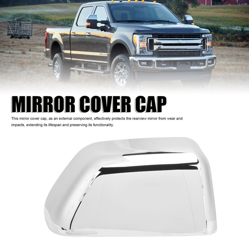 Mirror Cover Cap Plated Silver Rear View Mirror Cover Cap