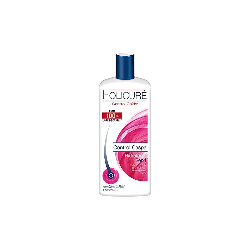 Folicuré Shampoo Hidratante 2en1 Control Caspa 700 ml