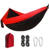 Camping Hammock - Double/Single Size Lightweight Nylon Hammock 660lbs Capacity