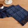 ZeeMart Macrame Style Boho Table Runner, Navy Table Runners 108