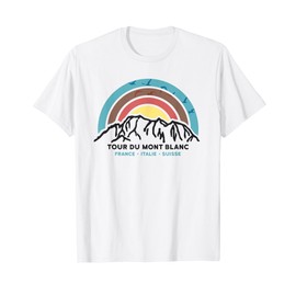 Tour du Mont Blanc Finisher Chamonix France Hiking Souvenir T-Shirt