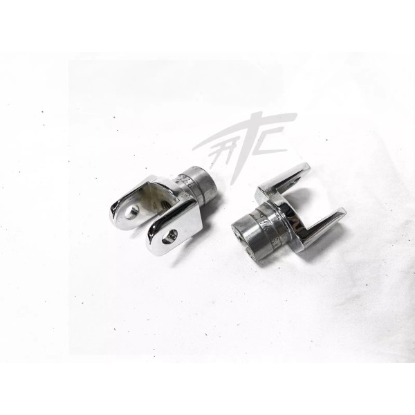 ALL THINGS CHROME GSXR CHROME FOOT PEG HOLDERS (SET OF