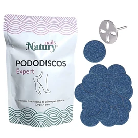 Natury Nails Expert 100 paper disks with 25 mm base for touring