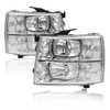 LQI Headlight Assembly Compatible with Chevy Silverado 1500 2007-2013 /Fit