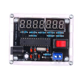 10MHz Frequency Meter DIY Kit Frequency Counter AVR Frequency with Shell Counter Cymometer Frequency Measurement 0.000 001Hz Resolution ALKOY