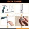 Rustark Round Flat Head Rivet Nuts Stud Rivet Semi-Tubular Silver