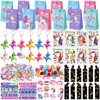 184 Pieces Unicorn Party Bag Children's Birthday Girl Unicorn Scratch