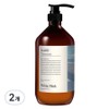 Nard Repairing Perfumed Treatment White Musk Fragrance, 1L, 2 Pieces / 나드 리페어링 퍼퓸드 트리트먼트 화이트머스크향, 1L, 2개