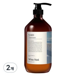 Nard Repairing Perfumed Treatment White Musk Fragrance, 1L, 2 Pieces / 나드 리페어링 퍼퓸드 트리트먼트 화이트머스크향, 1L, 2개