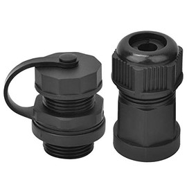 Conector RJ45 Hembra Impermeable para Extensión de Cable de Red Categoría Cat5e Cat6 con Protección IP67