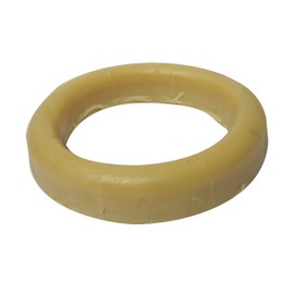 Plumb Pak K836-1 Standard Toilet Wax Gasket, For Use With 3 In Or 4 In Waste Lines, No Size, Honey Yellow