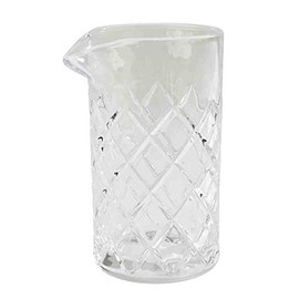 APS 93141 Mixing Glass with Lip, Diameter 9 cm, Height 16 cm, 0.5 Litres, High-Quality Glass