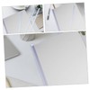 jojofuny 30pcs Plastic Slide Binders for Document Organization Transparent Book
