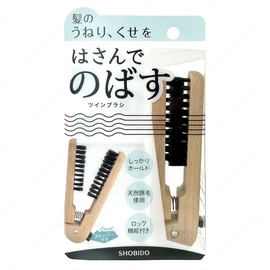 Shobido SPV81566 Hana no Busu Mini Twin Brush Hair Swells Comb Brush