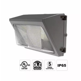 Antec 30~60Watt Led Wallpack Light Outdoor Photocell  Power/CCT selectable Ip65 UL DLC