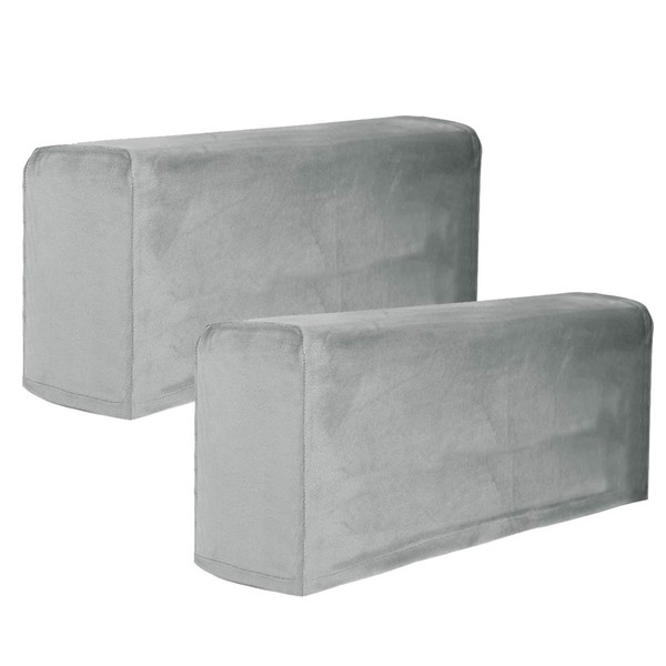 Garneck 2Pcs Armrest Covers Anti-Slip Sofa Arm Cover Slipcover Universal