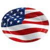 50pcs Veterans Day Plates 4th of July Paper Plates Disposable