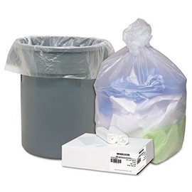 Ultra Plus WHD3339 Can Liners, 31-33 Gallon, 33-Inch x40-Inch , 100/CT, Translucent