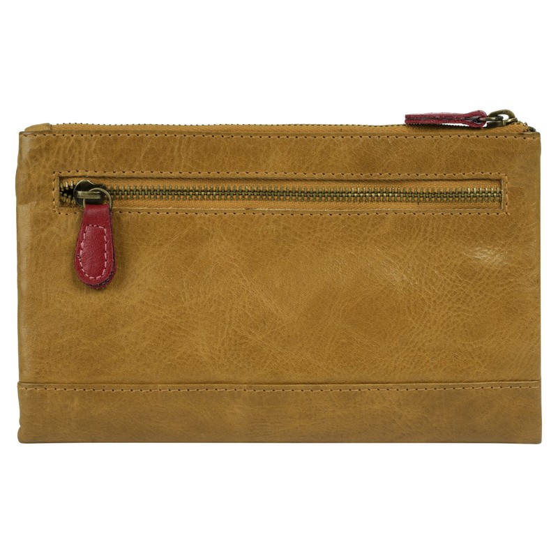 bruno banani Genuine Leather Women's Wallet RFID Protection, Many Compartments,