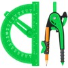 Zonon Student Geometry Math Set Compass and Protractor Set, Drawing