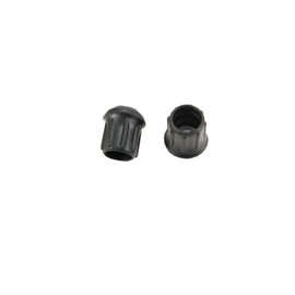 Black Rubber Leg Tips - Rubber Cane Tips - Rubber Crutch Tips - 2 pcs Black Rubber Tips for Chair Legs, Rubber Tips for Canes, Rubber Tips for Crutches (7/8")
