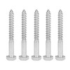 304 Stainless Steel Half Thread Bolt Wood Hex Lag Screws