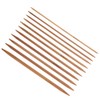 Knitting, Bamboo Double Pointed Knitting Needles Set 11 Sizes (5.1in/13cm)