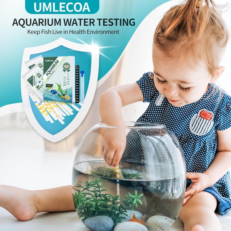 JINDUN 9 in 1 Aquarium Test Kit for Freshwater and