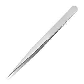 Precision Tweezers, Stainless Steel Pointed Tweezers for Craft, Electronics, Soldering, Medical and Experimental Work, Jewelry-Making, Industrial Tweezers