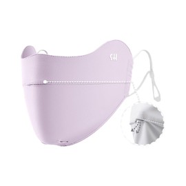 Adjustable Summer UV Face Mask for Women Washable Reusable Exercise Breathable Sun Protection Cool Sports Face Mask (JD-Purple)