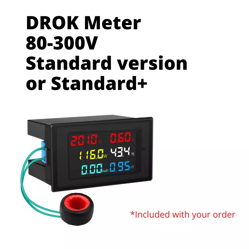 Unbranded Drok Power Meter NEMA L6-30 (Complete Kit) 200-240v Voltmeter