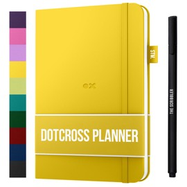 Daily Planner 2025 (Undated) | B5 Dotcross | Your All in One Day Organizer, At A Glance Weekly Agenda, Yearly Calendar Book | Planners for Personal, Professional, Academic & Work Goals and Schedule