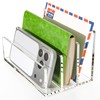 AIDIMOO Clear Acrylic 3 Compartment Mail & Letter Organizer for