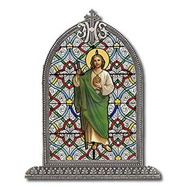 WJ Hirten SG830-320 St. Jude Antiqued Metal Arched Frame