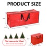 Pack of 3 Christmas Tree Covers, Christmas Tree Storage Bag