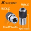 SPEEDWOX 3 Pcs Adjustable Tap Socket Set Tap Holder Tool