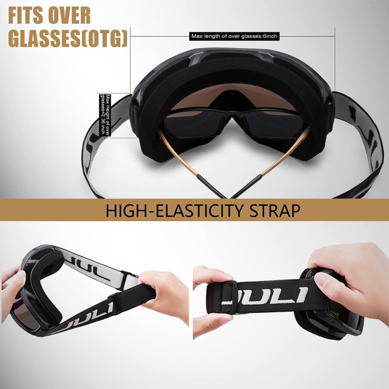 Juli Kids Ski Goggles,Snow Snowboard Goggles Boy Girl Snowmobile Skiing