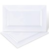 Blue Sky White Rectangle Tray - 14" x 8.5" (Pack