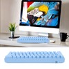 Mechanical Keyboard 64 Key White Light 3 Mode Ergonomic Layout