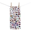 JXGZSO British Tea Towel London Kitchen Towel London Souvenir Gift