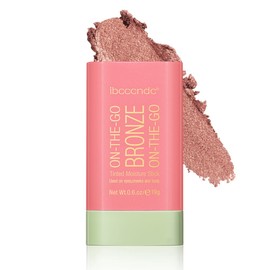 Yeweian Cream Contour Stick, Face Shimmer Bronzer Stick, Blendable Natural Glow Highlighter Makeup Stick, Multi-Use Tinted Solid Moisturizer Stick, 01 Warm Glow