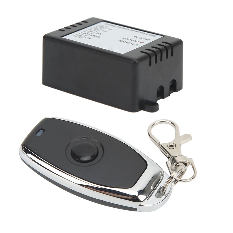 DC12V Remote Control Switch Battery Disconnect Switch Black Shell Portable