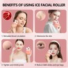 2pcs Ice Roller for Face and Eye, Silicone Ice Facial