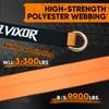 Bolvixor 4 Pack Car Tie Down Straps for Trailers -