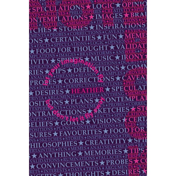 Heather Notebook PurPink HC